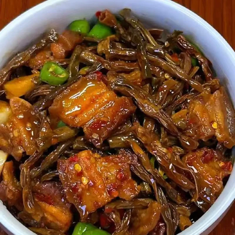 农家手工晾晒长豆角干