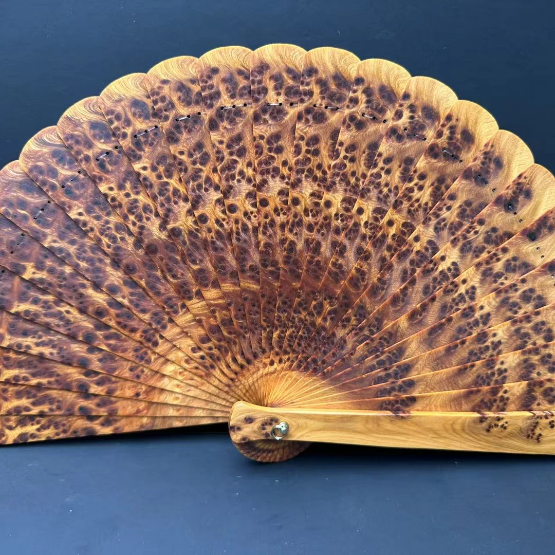 柏柏苏扇折扇留疤收藏级礼盒装