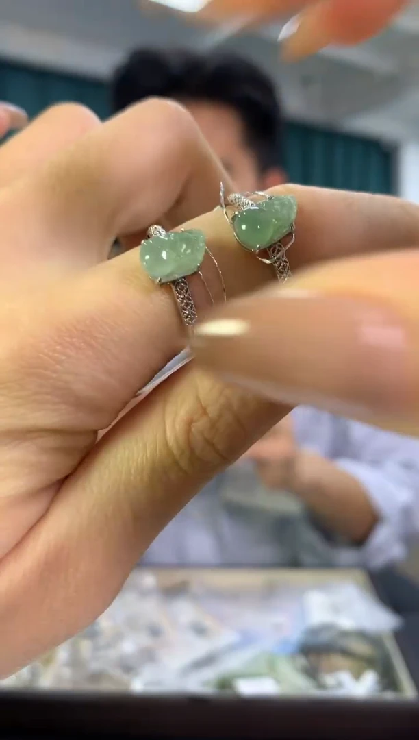 未镶嵌戒指翡翠戒指多样性发货1件