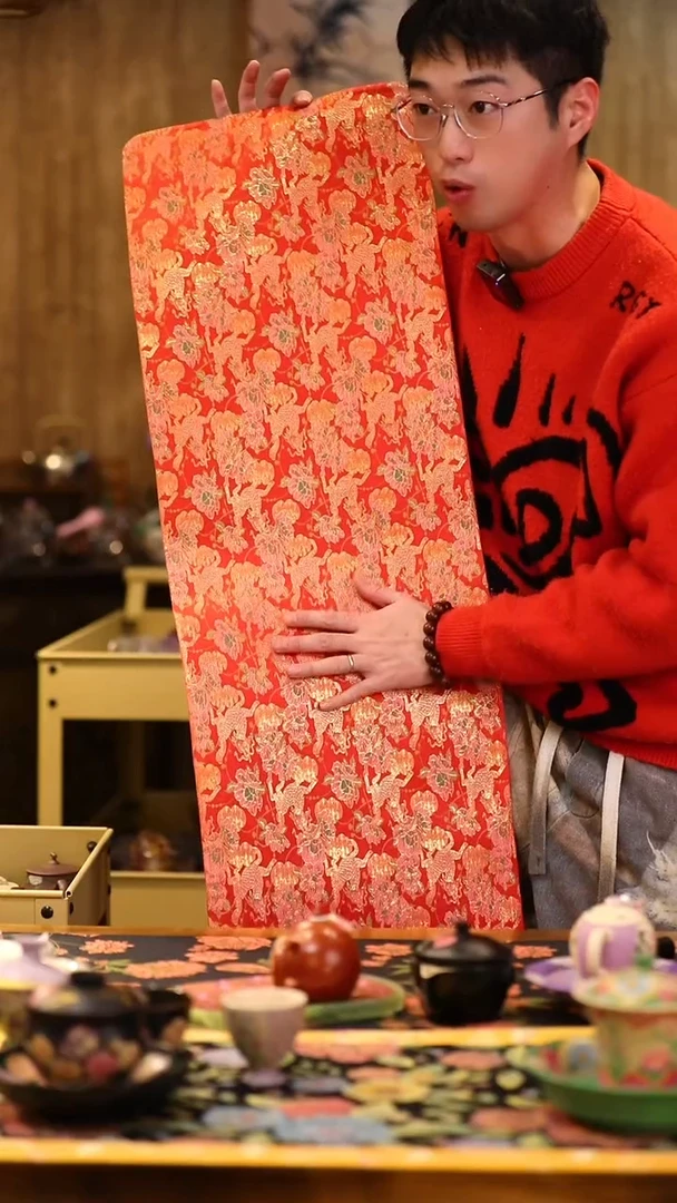 【闪购商品】瓷片一米*33茶席大碗茶