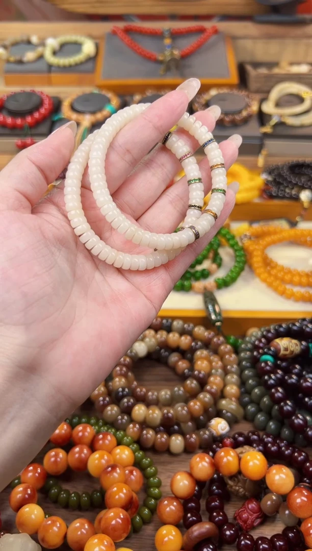 【闪购商品】菩提根/象牙果手串精工直切单圈 7*3mm（发其一