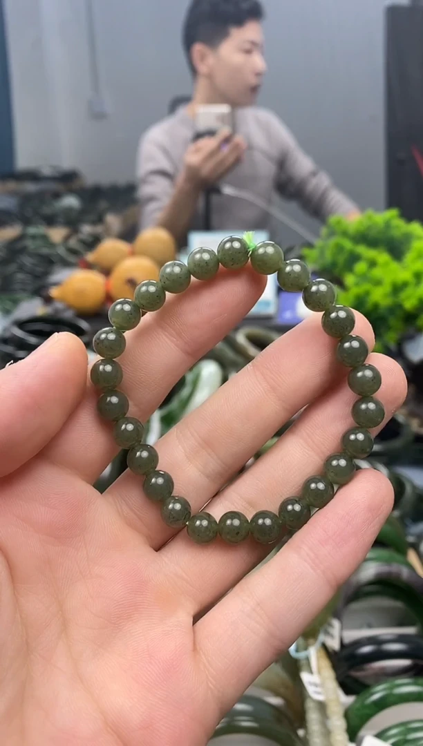 未镶嵌手镯和田玉7mm