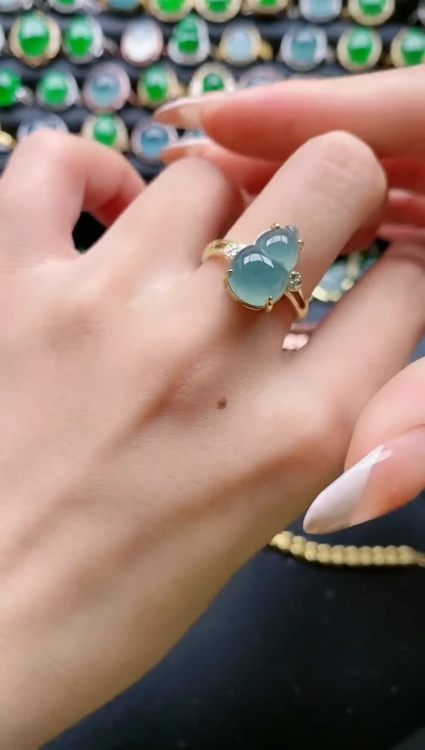 【闪购商品】翡翠戒指银S925镶嵌11111111