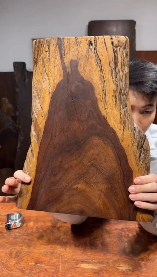 风车木（黑檀木）尺寸41*30*2.3编号986