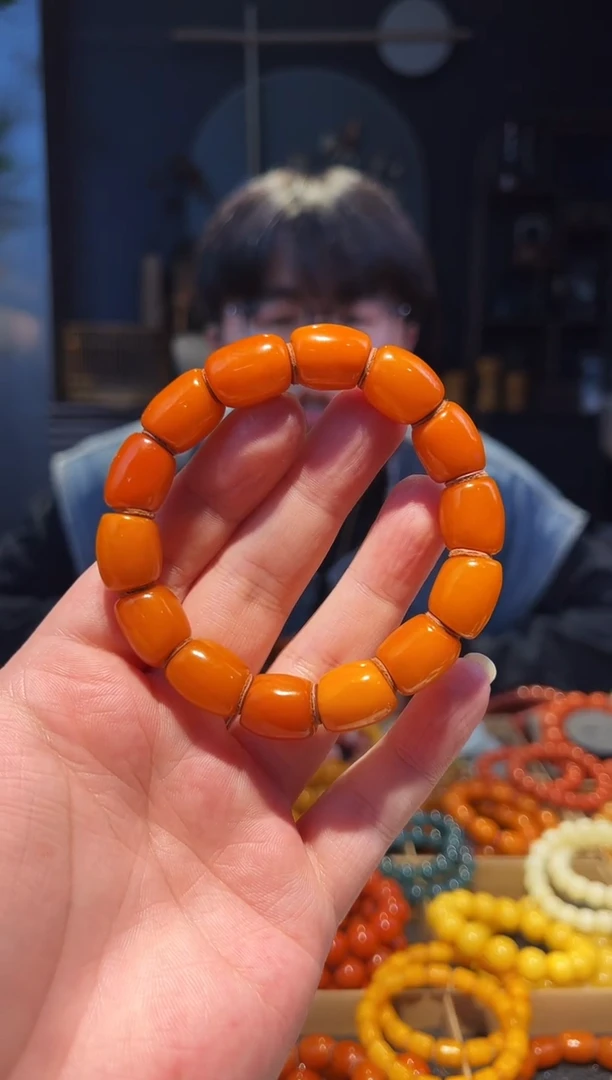 手串蜜蜡未镶嵌马蹄蜡手串