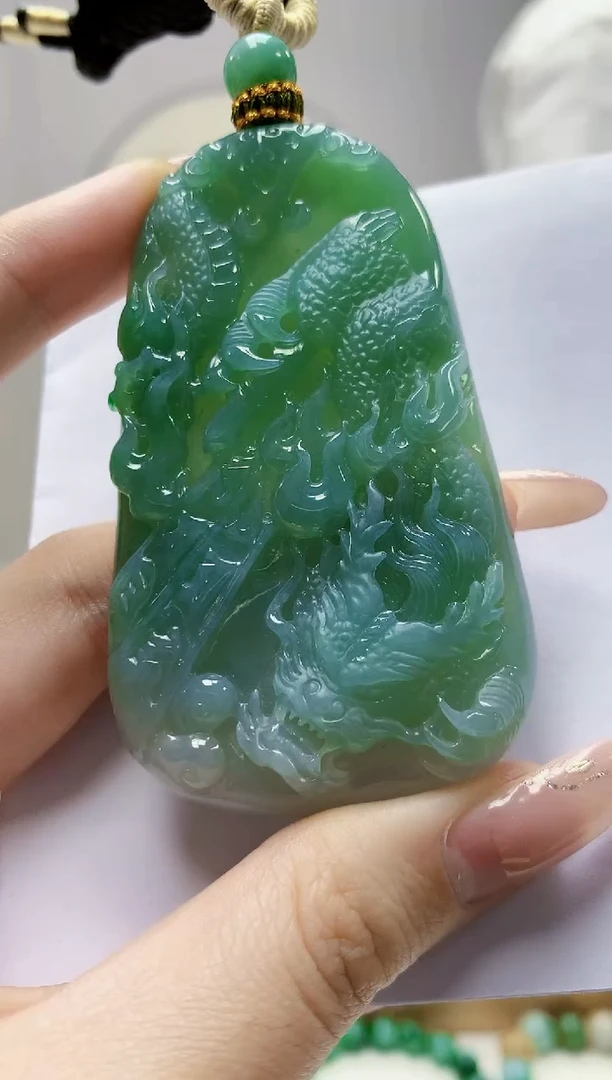 未镶嵌定制翡翠5028jw-毛货挂件94