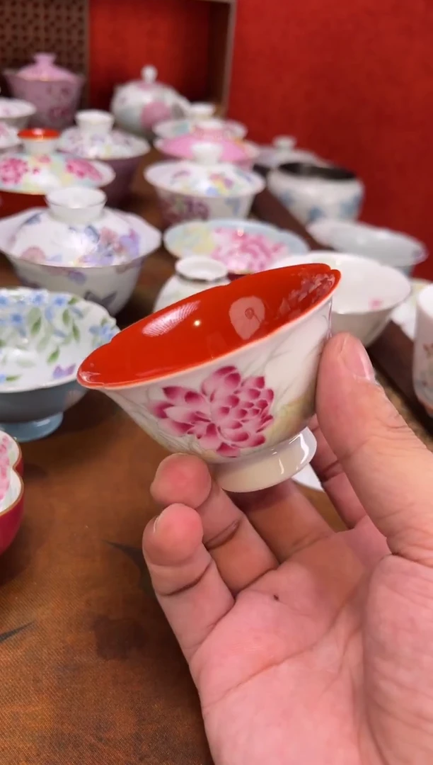 景德镇纯手绘陶瓷茶具