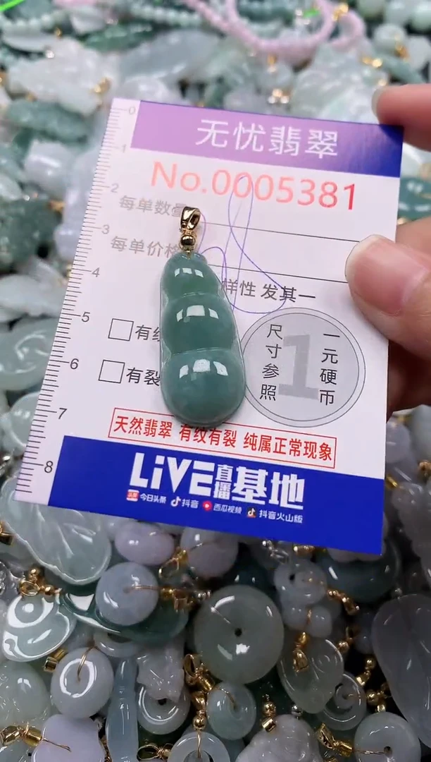 吊坠(不含链)未镶嵌翡翠5381