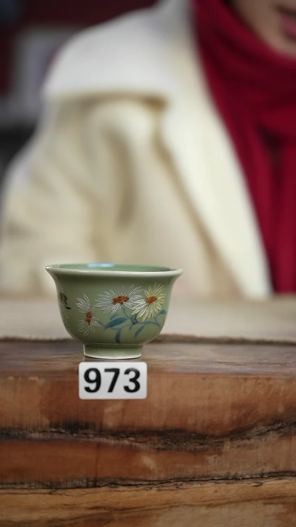 【闪购商品】杯等烟雨陶瓷手作杯973