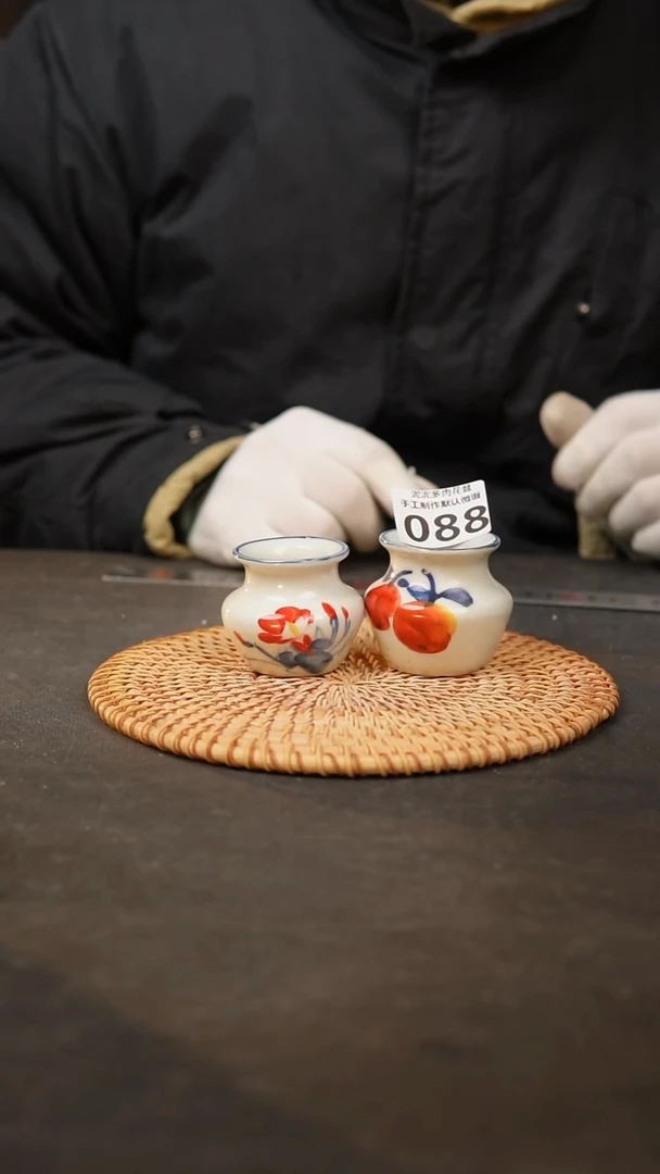 【闪购商品】瓷片088泥泥手工花盆