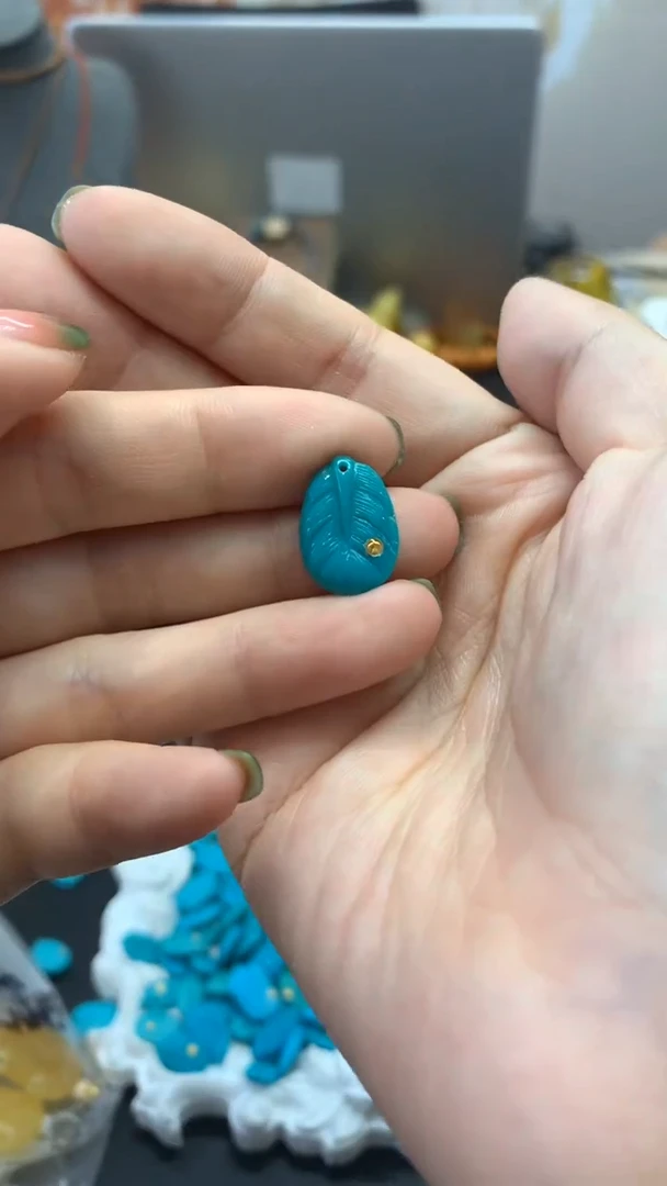 未镶嵌绿松石珠宝奇石2195