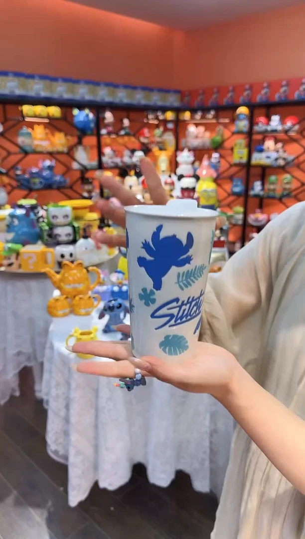 瓷片1@@史迪奇双层水杯