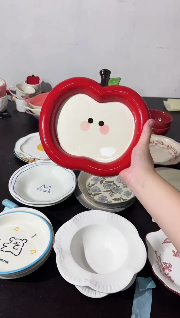 陶直播微瑕红苹果*1