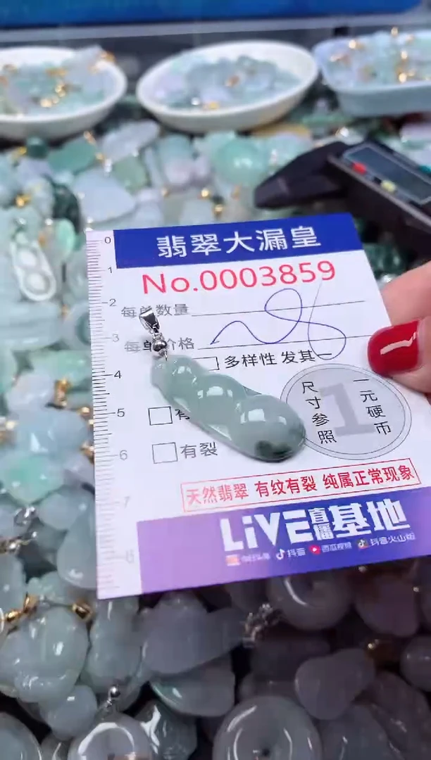 颈饰未镶嵌翡翠3859