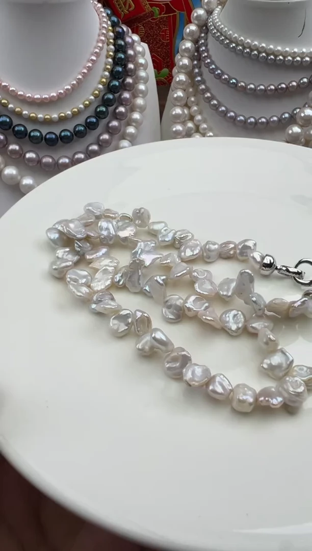 淡水珍珠未镶嵌颈饰1