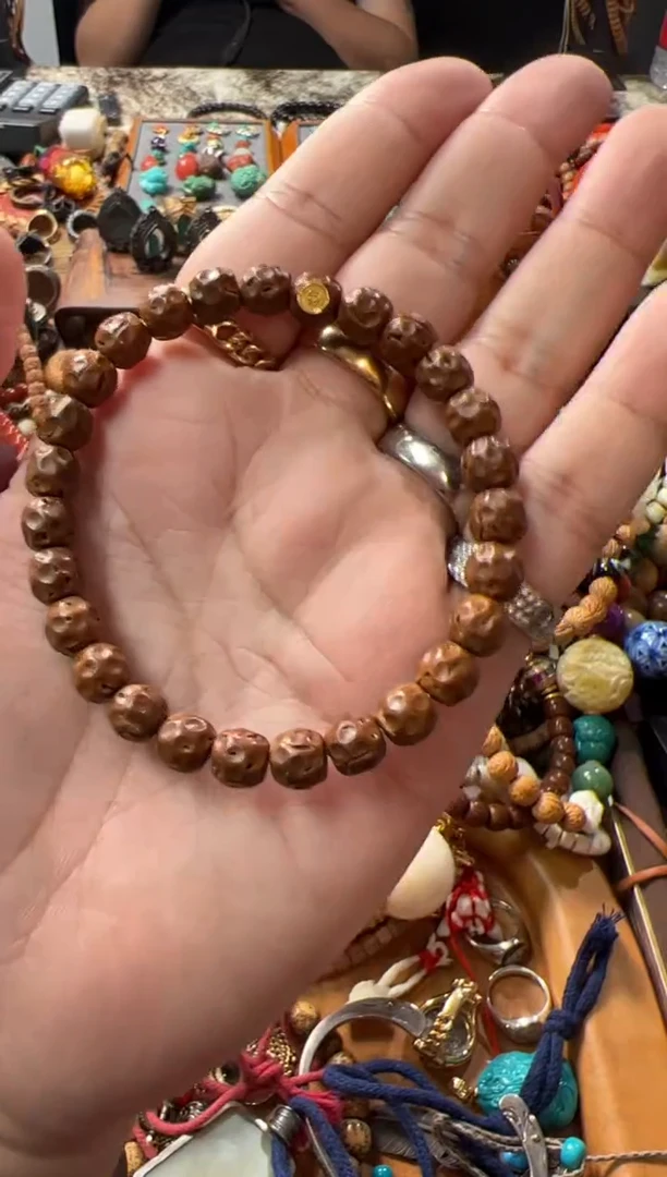 手串桃核11号  鸿运无相套装ylp8+mm