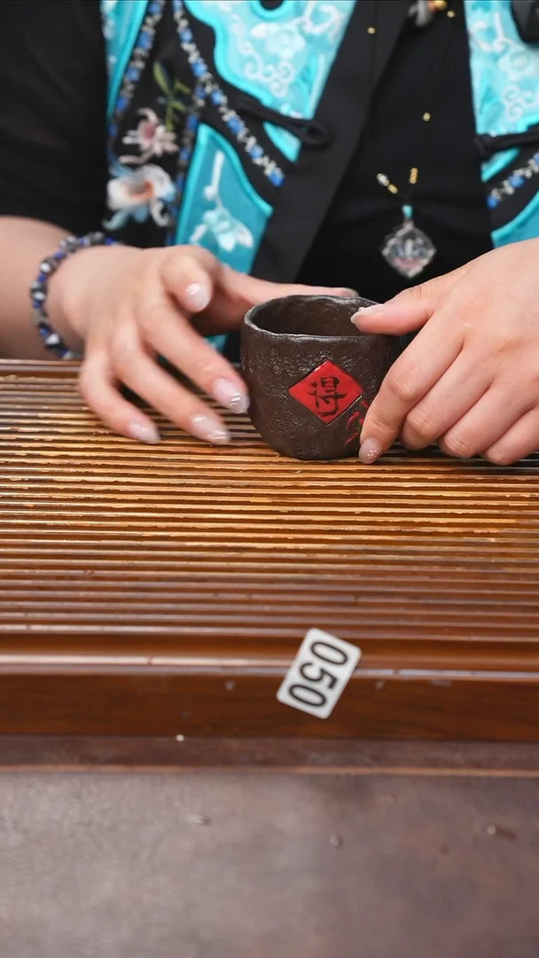 万古烧粗陶手工茶具