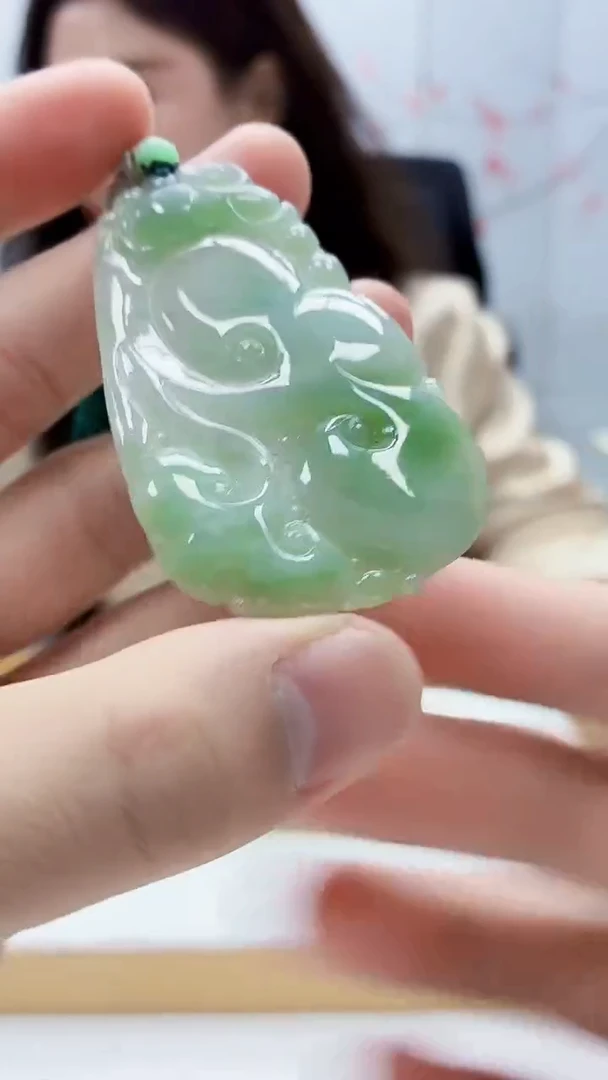 未镶嵌定制翡翠4829bb-毛货挂件32