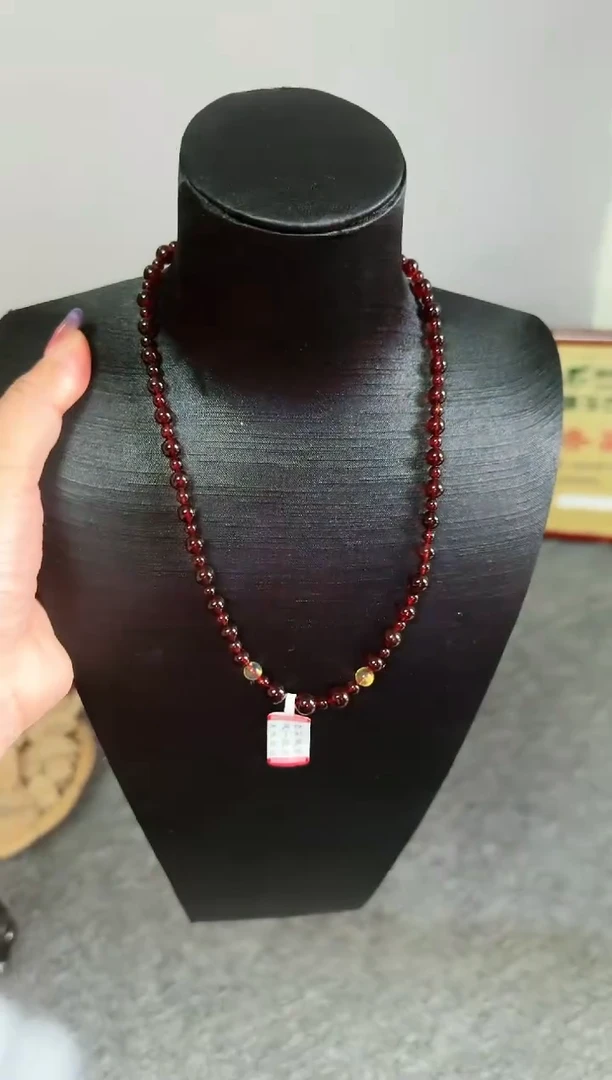 未镶嵌琥珀手串血珀妈妈链6mm