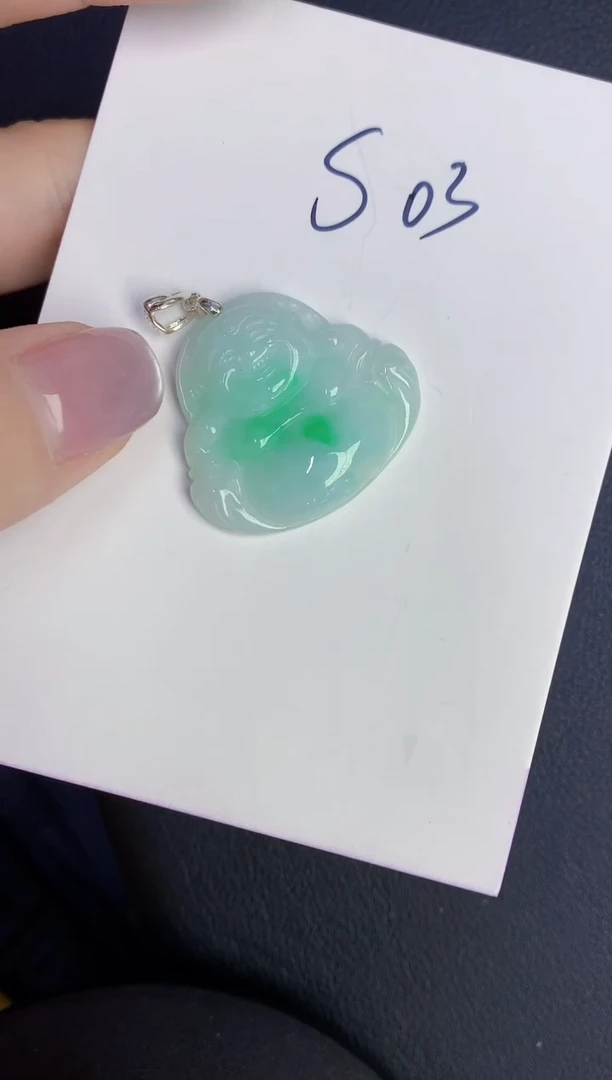 颈饰未镶嵌翡翠缅甸天然翡翠A货