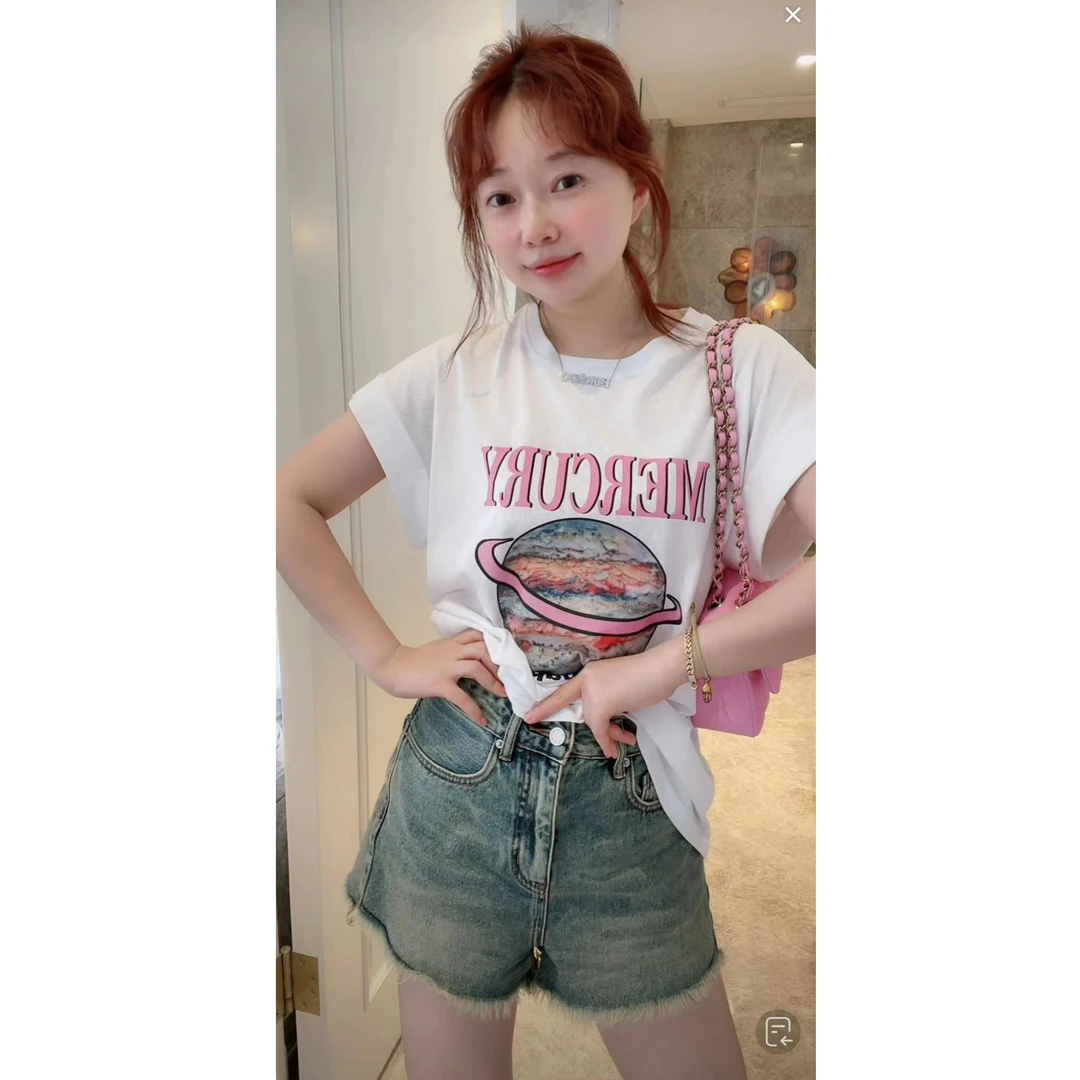 【BORAKOO】时髦儿~做旧毛边牛仔短裤