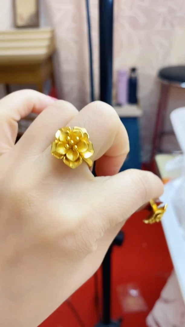 合金无012大花戒指