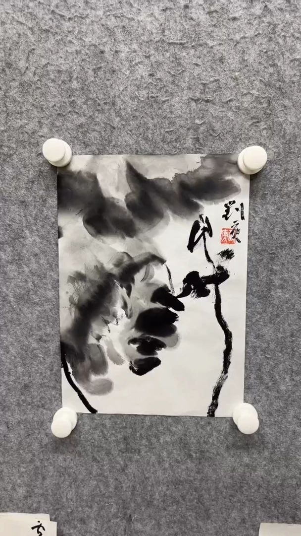 国画写意画花鸟画手绘