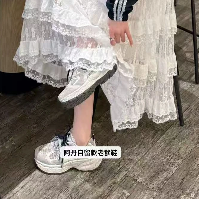 运动鞋老爹鞋透气女士时尚休闲鞋厚底鞋20250306
