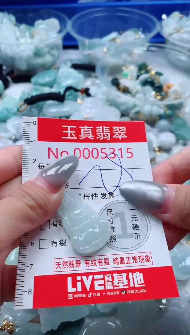 吊坠(不含链)未镶嵌翡翠5315