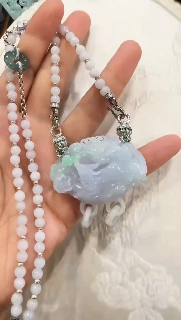 颈饰未镶嵌翡翠国风