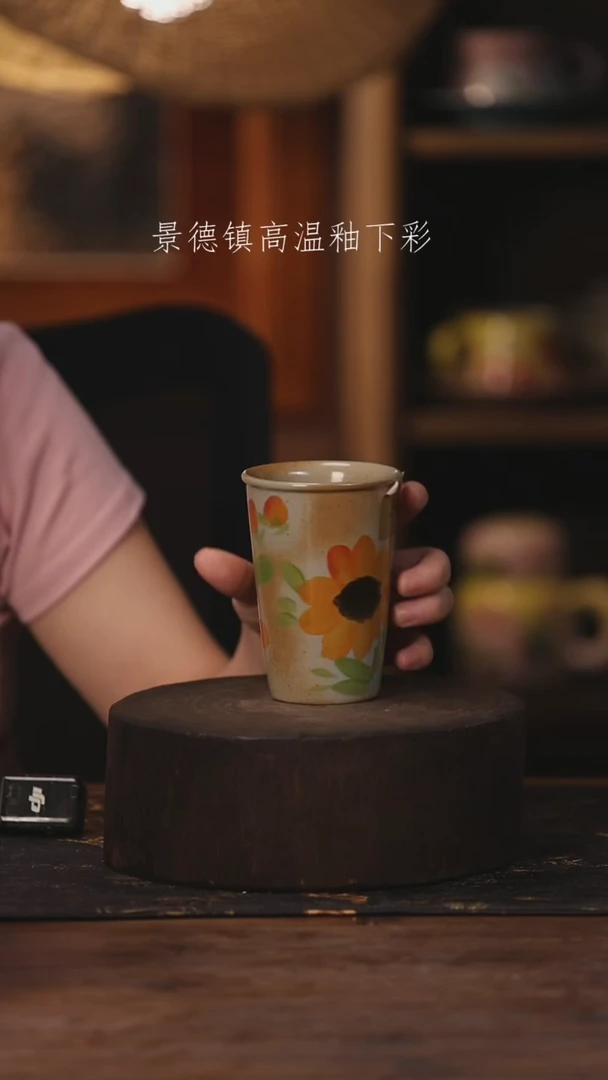 陶瓷景德镇高温釉下手绘陶瓷343