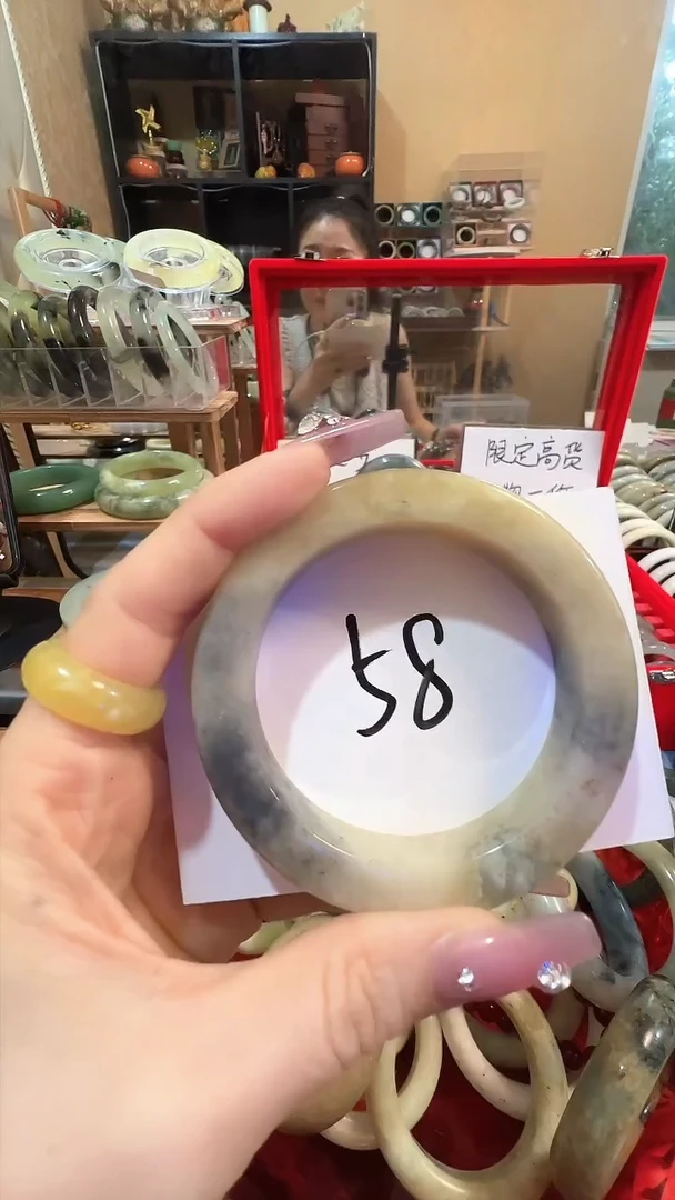 岫玉未镶嵌手镯24