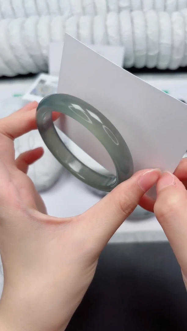 未镶嵌手镯石英质玉A18-56.5KLL