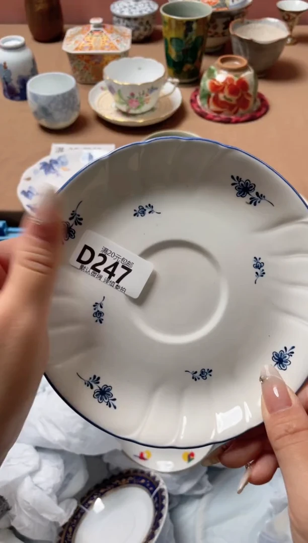 瓷片羽****妈瓷器瓷器D247