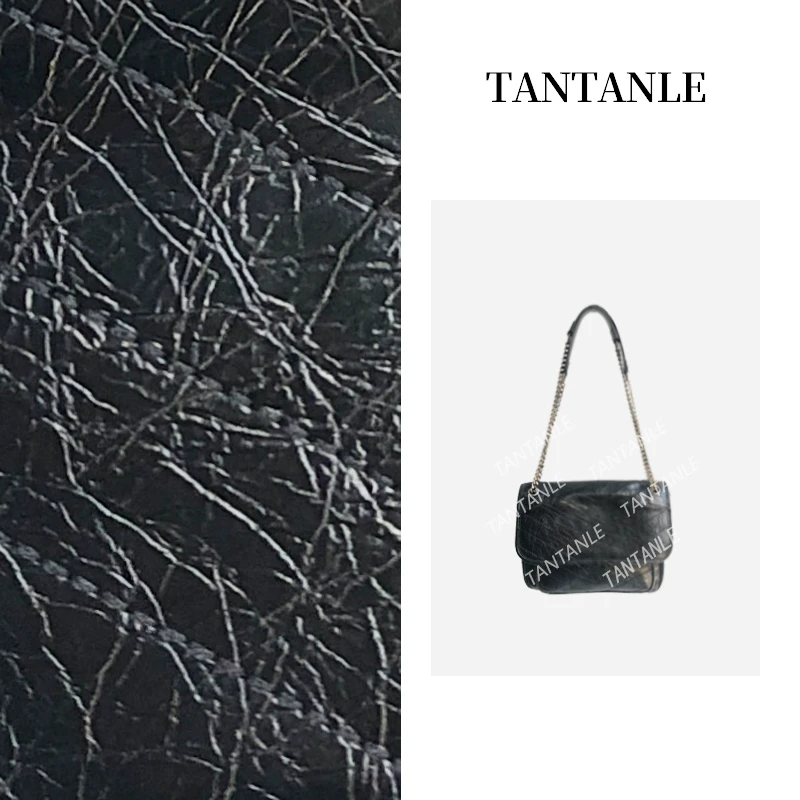 高定单肩斜跨时尚百搭轻奢腋下女包（流浪NK黑色22）