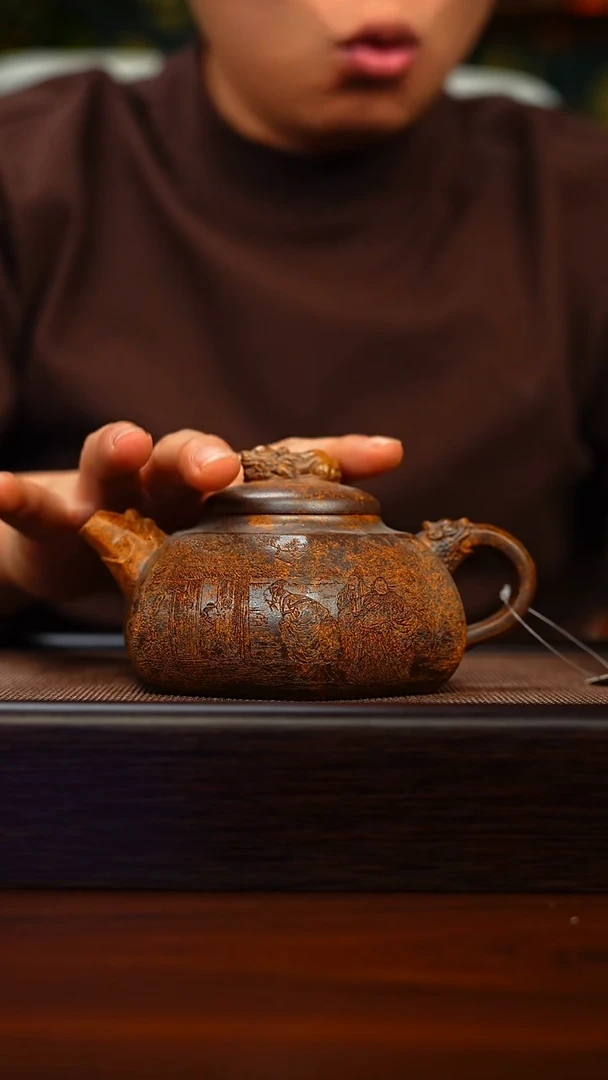 茶壶紫砂原矿紫砂手工茶壶