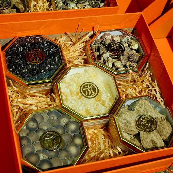 化橘红五拼年货礼盒 化橘红 银耳 姬松茸 黑枸杞 陈皮