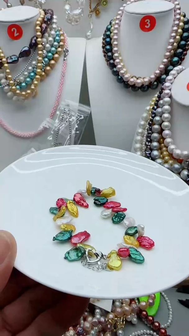 淡水珍珠未镶嵌颈饰1