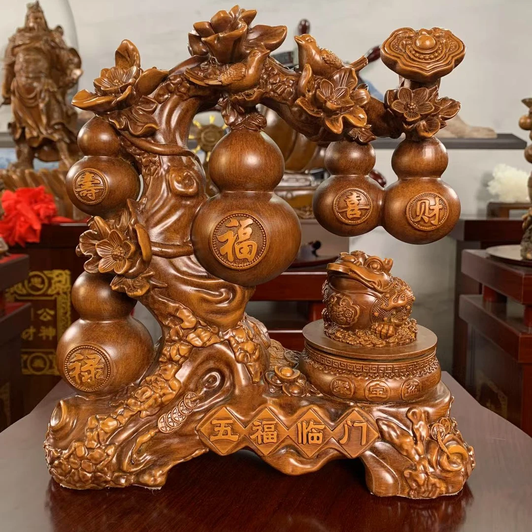 【新号开播福利】五福临门摆件FS（金蝉款）【长37*宽*高30cm】