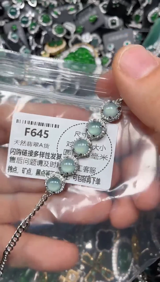 颈饰未镶嵌翡翠F645手链