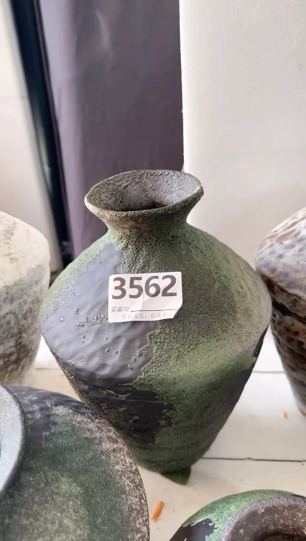 摆件把***醒景德镇陶瓷花器默认无孔编号3562