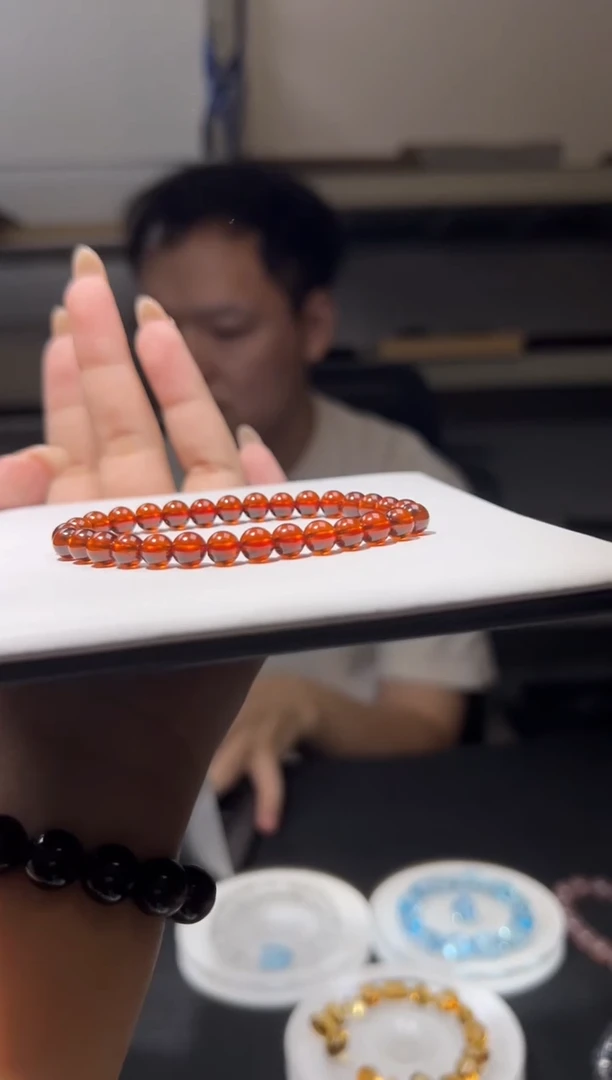 未镶嵌手链石榴石石榴石6mm手串