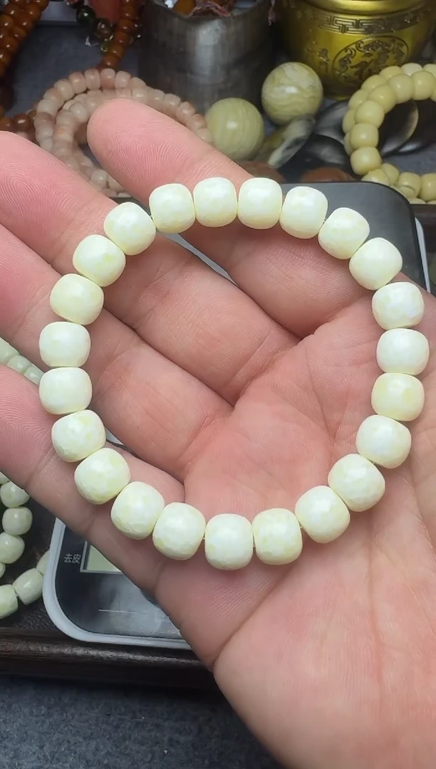 骆驼牙手串/手链1.0原色高级工艺品