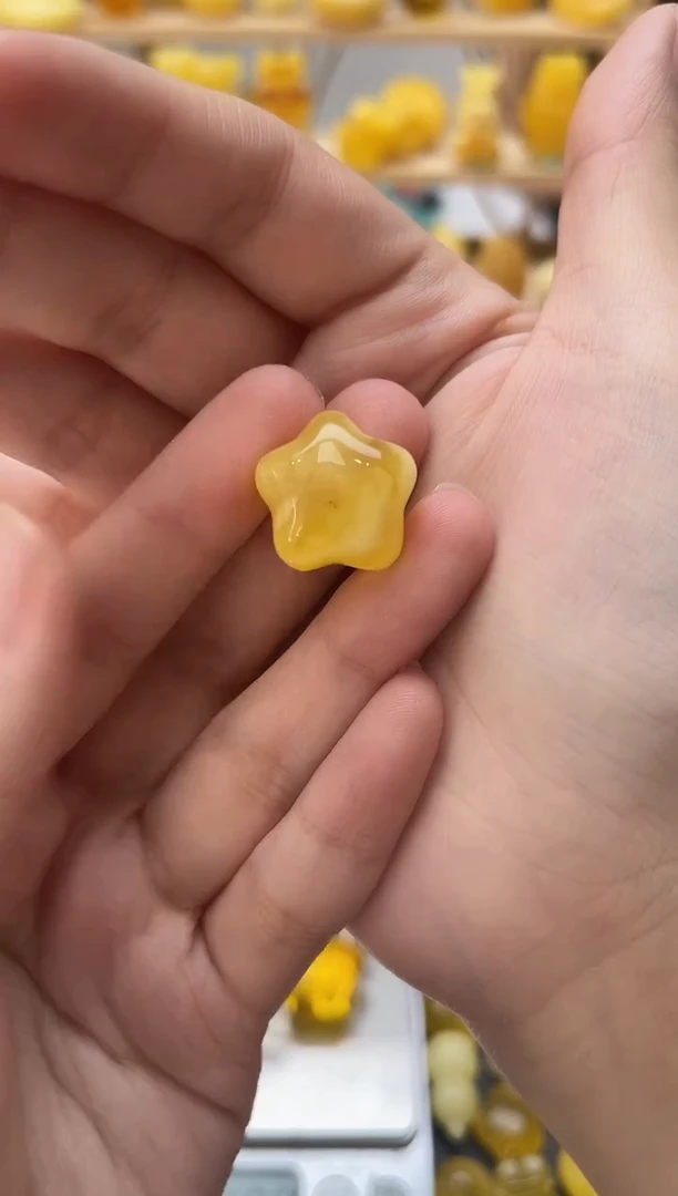 琥珀未镶嵌珠宝奇石053琥珀蜜蜡微瑕