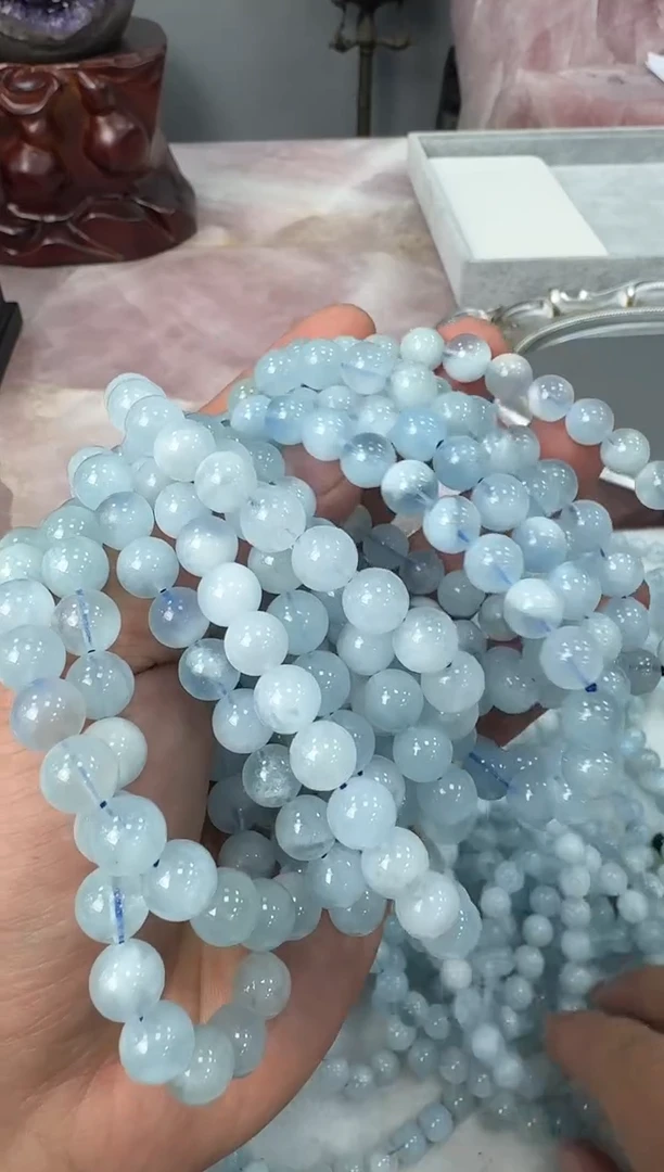 【闪购商品】海蓝宝石手链未镶嵌匝6079约8mm多样性发一件