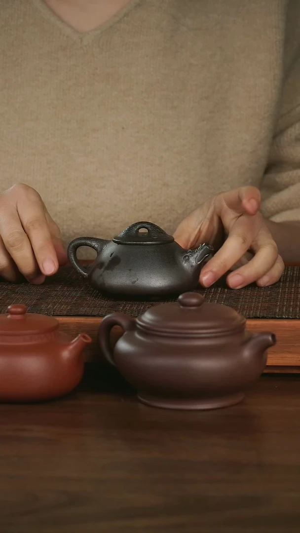 【闪购商品】紫砂茶壶 龙瓢 柴烧老紫泥