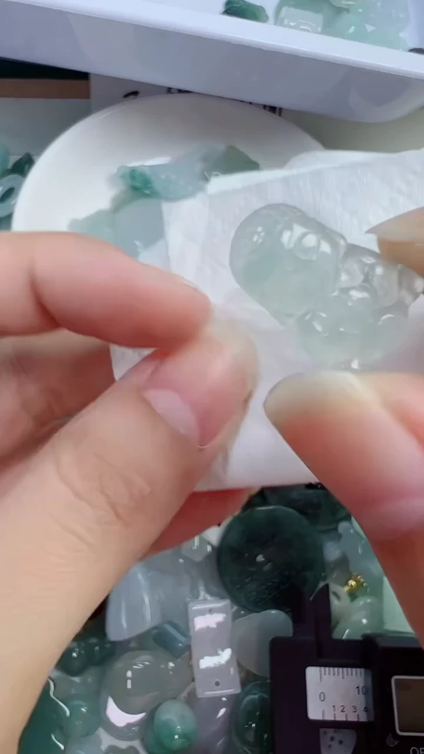 散珠翡翠37号链接，A货翡翠