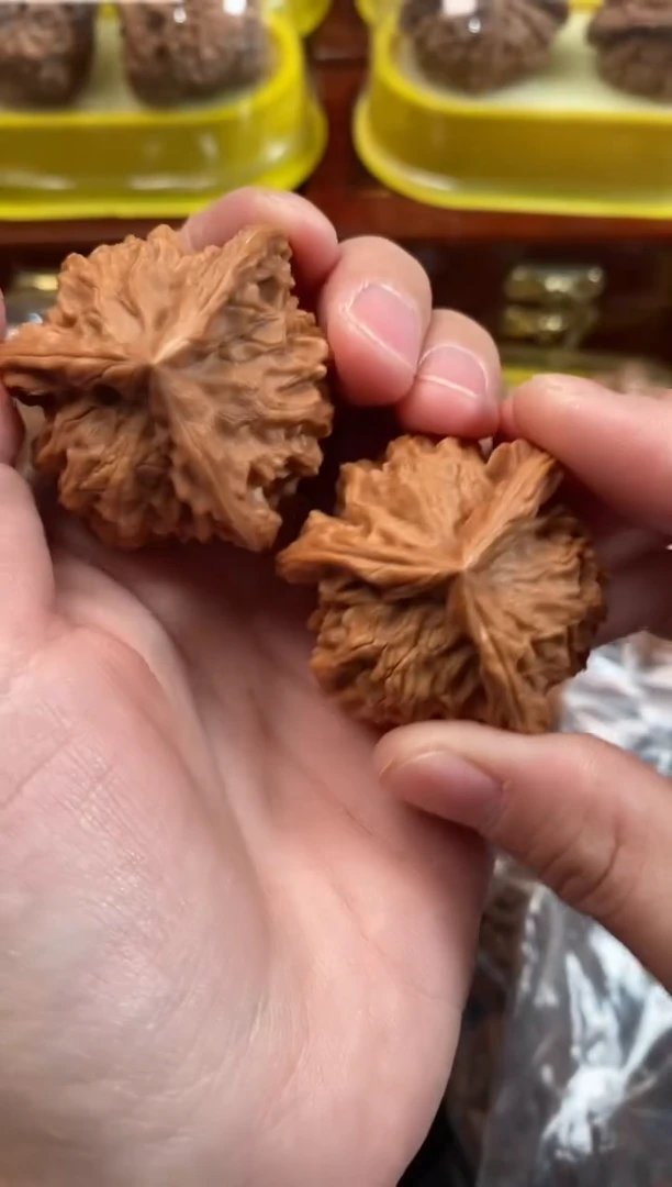 把件文玩核桃盘山三棱39尺s563