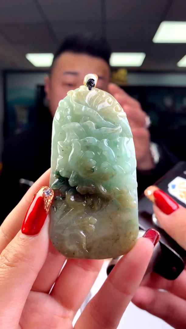 【闪购商品】定制翡翠未镶嵌天然A货翡翠挂件（拍一发一）