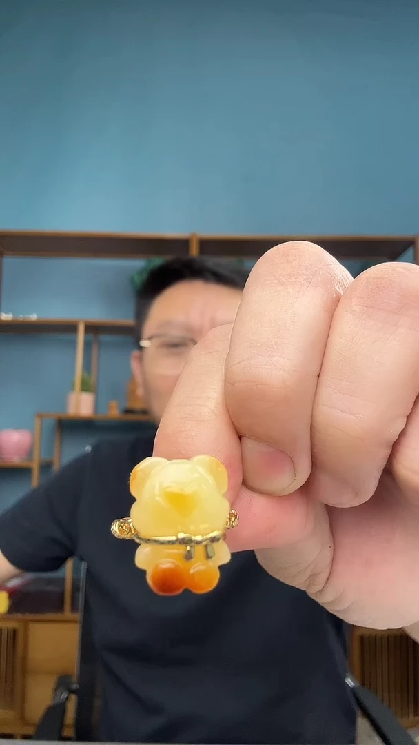 裸石琥珀未镶嵌10（有瑕介意勿拍）